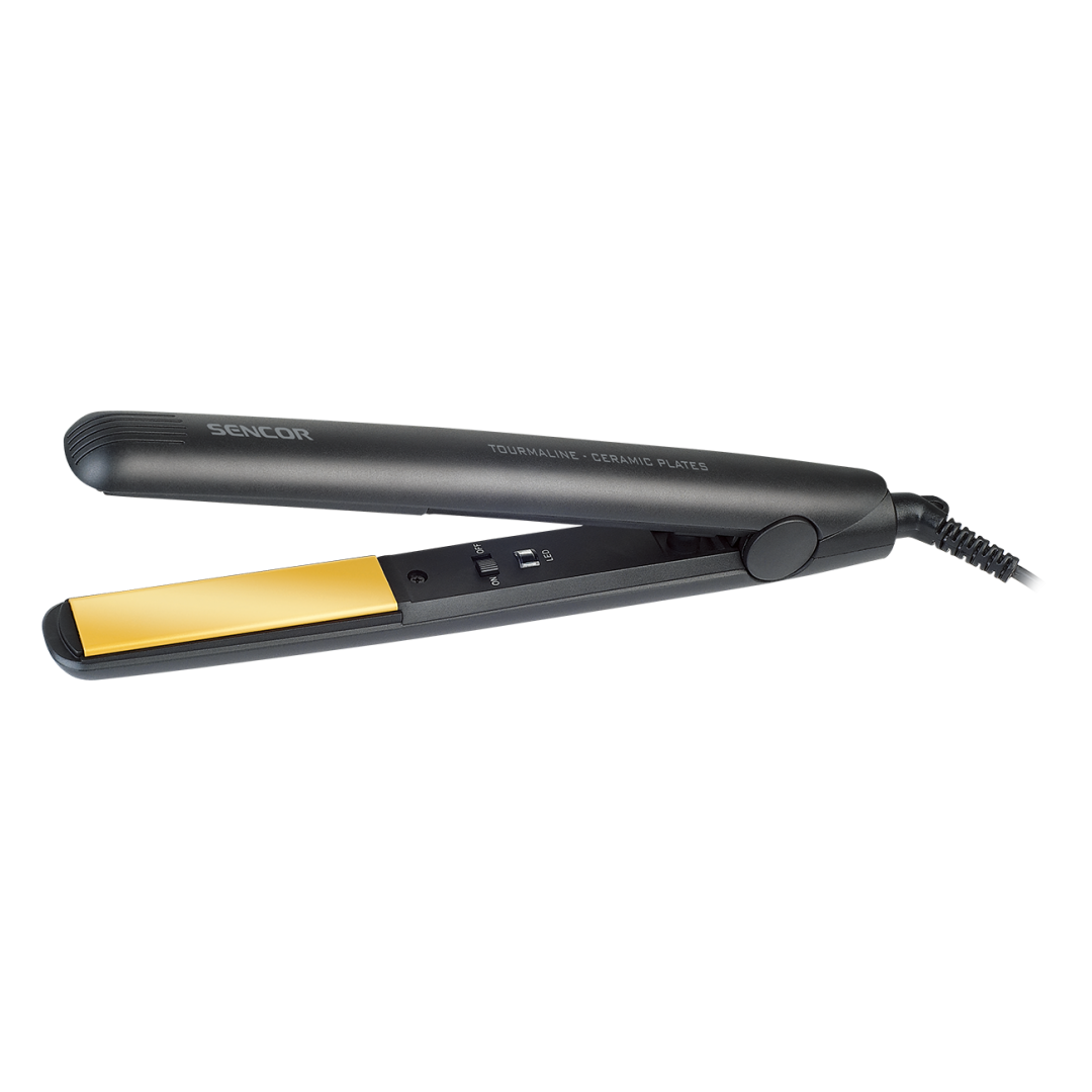 Hair Straighter/ Sencor SHI 131GD Flat Iron, ceramics, PTC technology, 360В° swivel, Temperature 200 В°C, 260 x 30 x 35