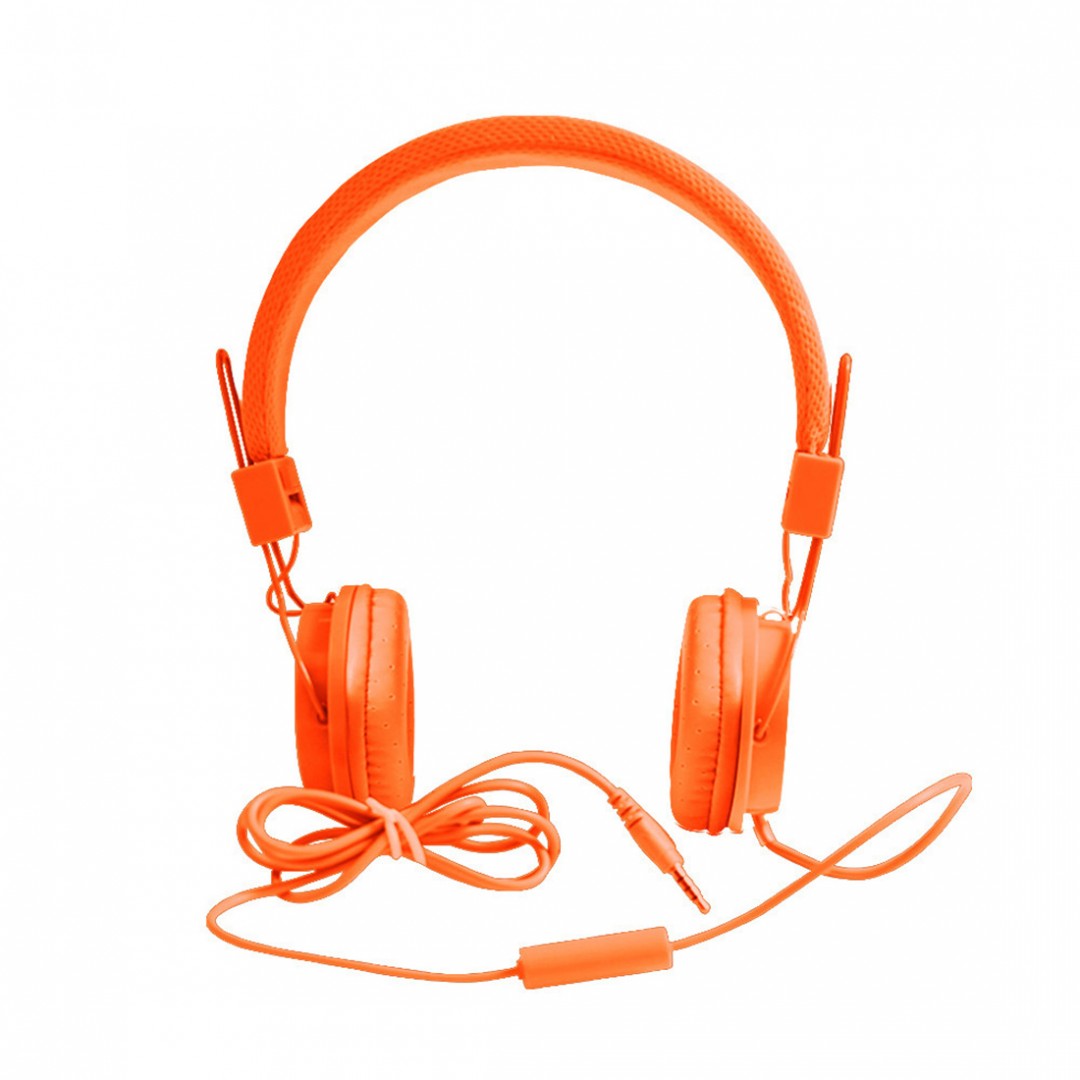 EP05 Earphones | Orange | ფერადი სადენიანი ყურსასმენი